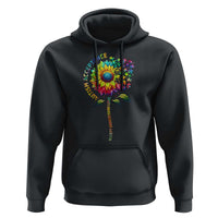 Autism Acceptance Hoodie Accept Understand Love Sunflower Puzzle