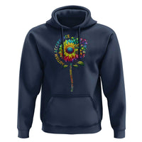 Autism Acceptance Hoodie Accept Understand Love Sunflower Puzzle