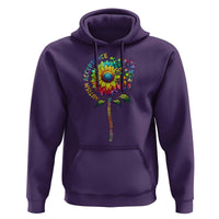 Autism Acceptance Hoodie Accept Understand Love Sunflower Puzzle