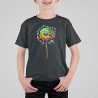Autism Acceptance T Shirt For Kid Accept Understand Love Sunflower Puzzle