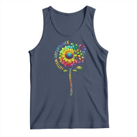 Autism Acceptance Tank Top Accept Understand Love Sunflower Puzzle
