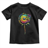 Autism Acceptance Toddler T Shirt Accept Understand Love Sunflower Puzzle
