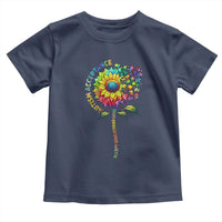 Autism Acceptance Toddler T Shirt Accept Understand Love Sunflower Puzzle
