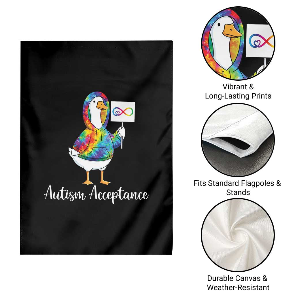 Autism Acceptance Garden Flag Accept Understand Love Support Neurodivergent