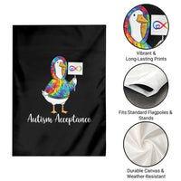 Autism Acceptance Garden Flag Accept Understand Love Support Neurodivergent