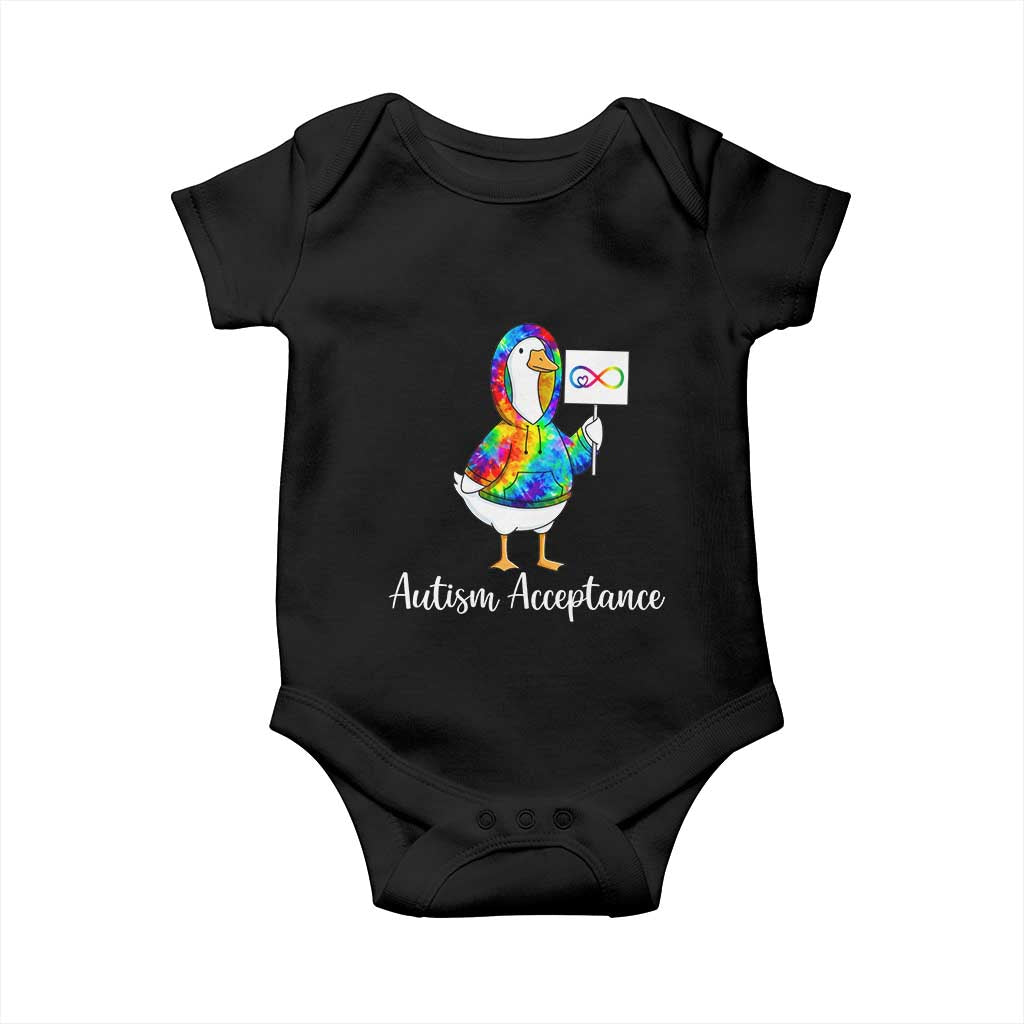 Autism Acceptance Baby Onesie Accept Understand Love Support Neurodivergent