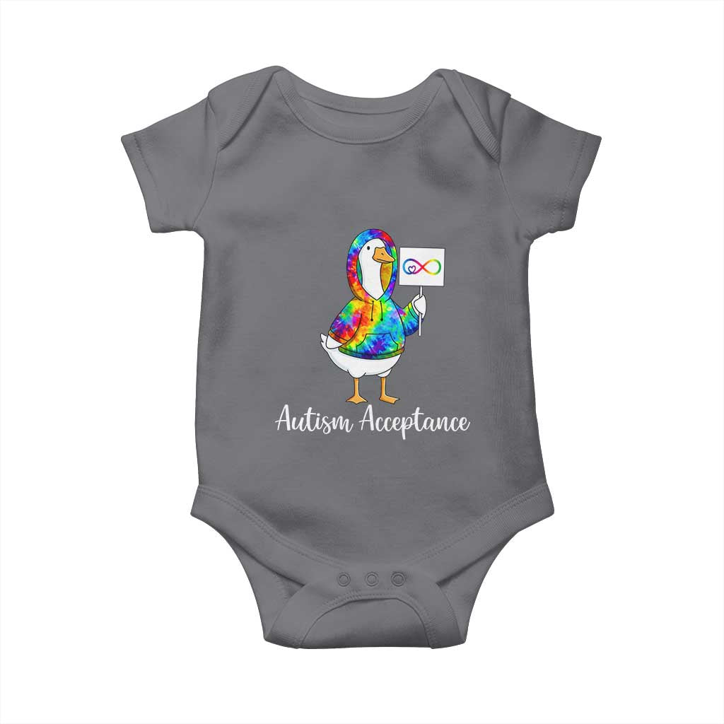 Autism Acceptance Baby Onesie Accept Understand Love Support Neurodivergent