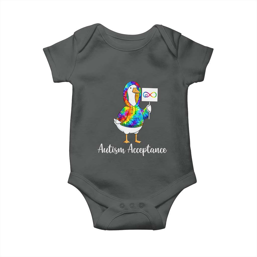 Autism Acceptance Baby Onesie Accept Understand Love Support Neurodivergent