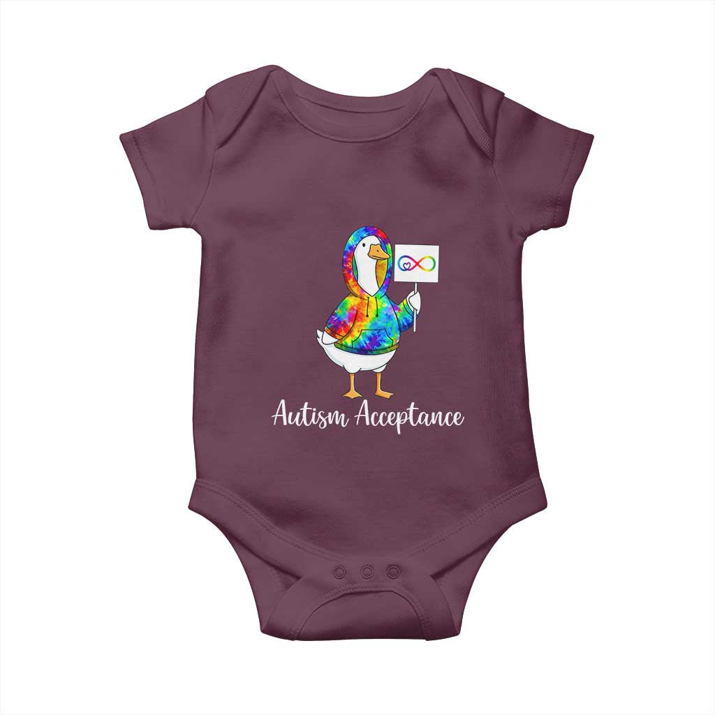 Autism Acceptance Baby Onesie Accept Understand Love Support Neurodivergent