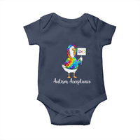 Autism Acceptance Baby Onesie Accept Understand Love Support Neurodivergent