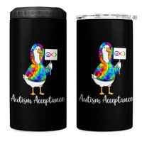 Autism Acceptance 4 in 1 Can Cooler Tumbler Accept Understand Love Support Neurodivergent