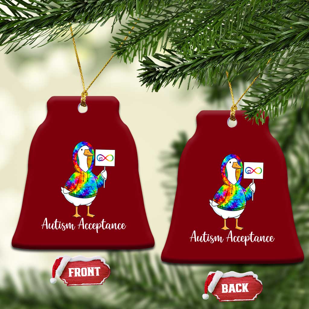 Autism Acceptance Ceramic Ornament Accept Understand Love Support Neurodivergent