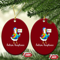 Autism Acceptance Ceramic Ornament Accept Understand Love Support Neurodivergent