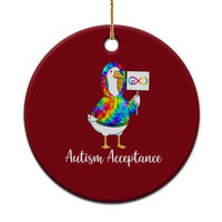 Autism Acceptance Ceramic Ornament Accept Understand Love Support Neurodivergent