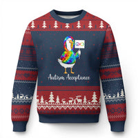 Autism Acceptance Ugly Christmas Sweater Accept Understand Love Support Neurodivergent