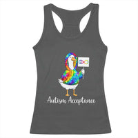 Autism Acceptance Racerback Tank Top Accept Understand Love Support Neurodivergent