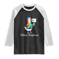 Autism Acceptance Raglan Shirt Accept Understand Love Support Neurodivergent