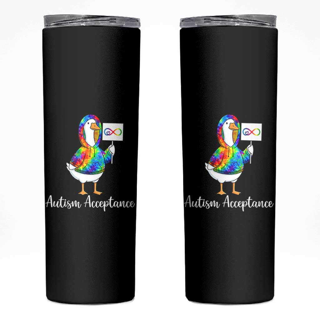 Autism Acceptance Skinny Tumbler Accept Understand Love Support Neurodivergent