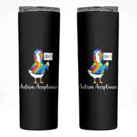 Autism Acceptance Skinny Tumbler Accept Understand Love Support Neurodivergent