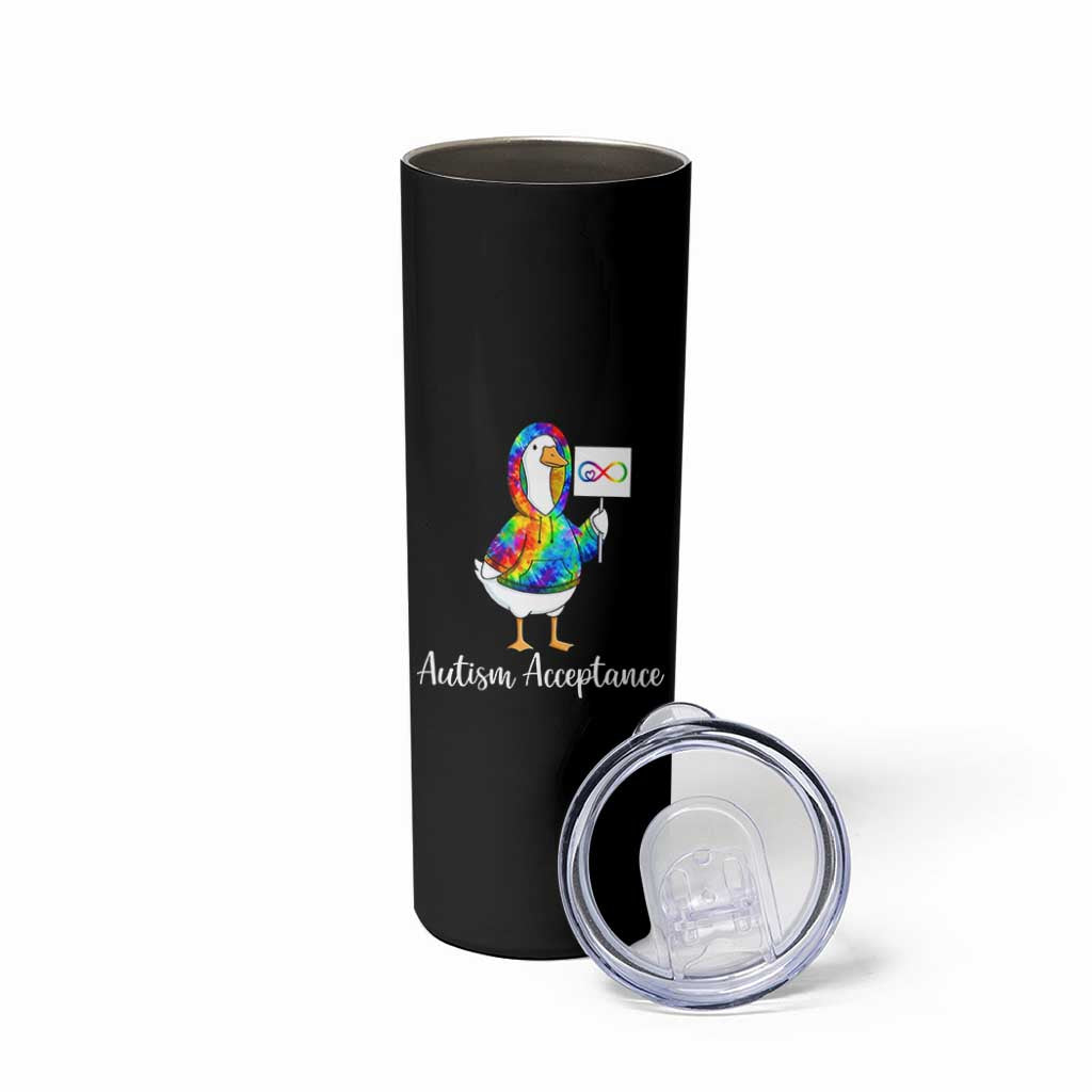 Autism Acceptance Skinny Tumbler Accept Understand Love Support Neurodivergent