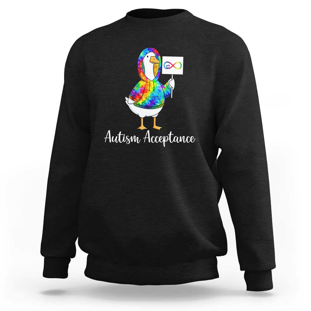 Autism Acceptance Sweatshirt Accept Understand Love Support Neurodivergent