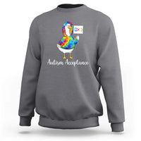 Autism Acceptance Sweatshirt Accept Understand Love Support Neurodivergent