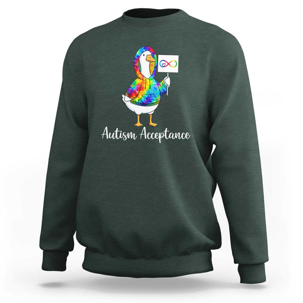 Autism Acceptance Sweatshirt Accept Understand Love Support Neurodivergent