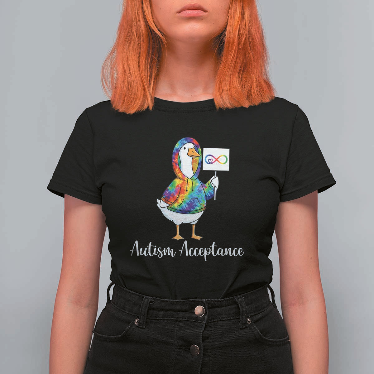 Autism Acceptance T Shirt For Women Accept Understand Love Support Neurodivergent