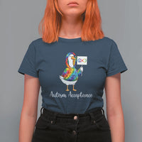 Autism Acceptance T Shirt For Women Accept Understand Love Support Neurodivergent