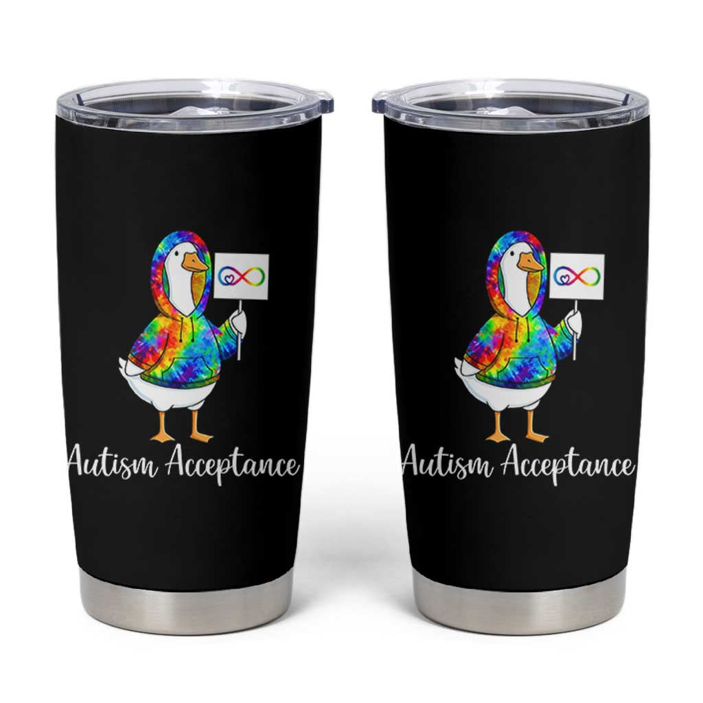 Autism Acceptance Tumbler Cup Accept Understand Love Support Neurodivergent
