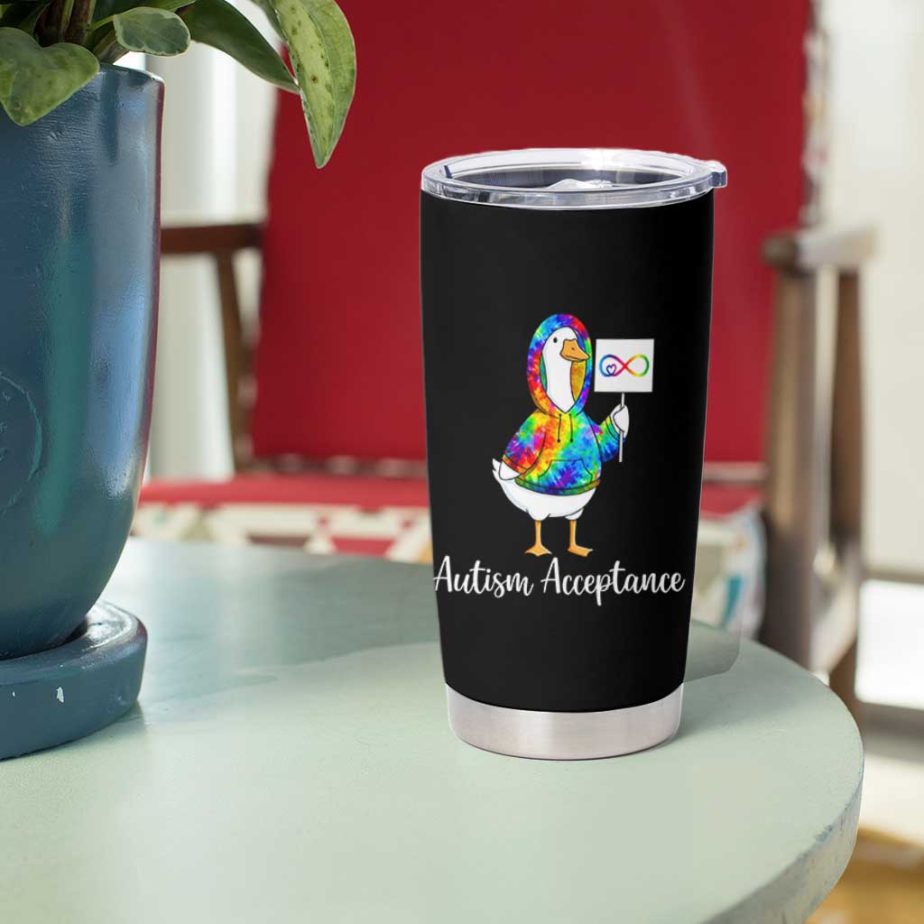 Autism Acceptance Tumbler Cup Accept Understand Love Support Neurodivergent
