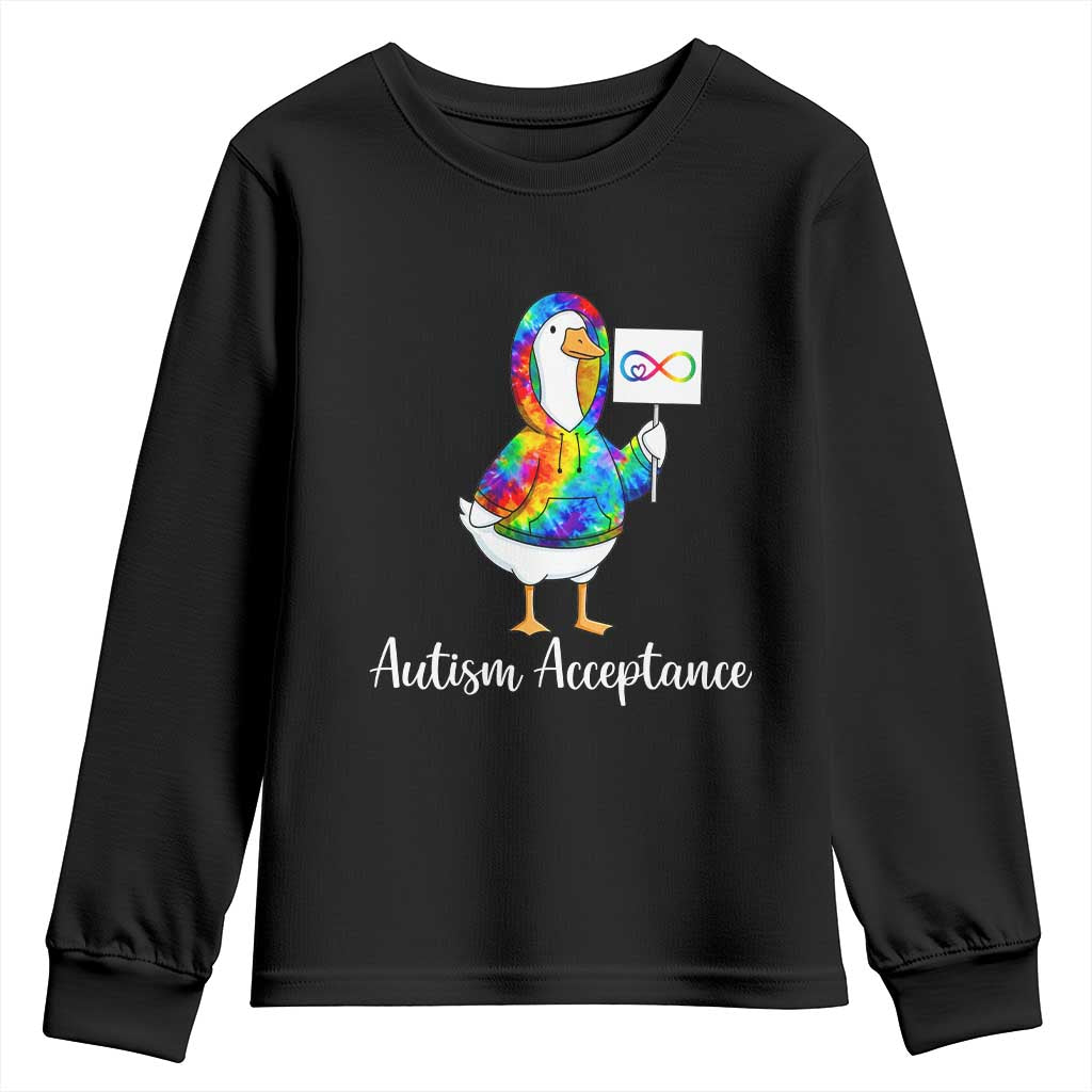 Autism Acceptance Youth Sweatshirt Accept Understand Love Support Neurodivergent