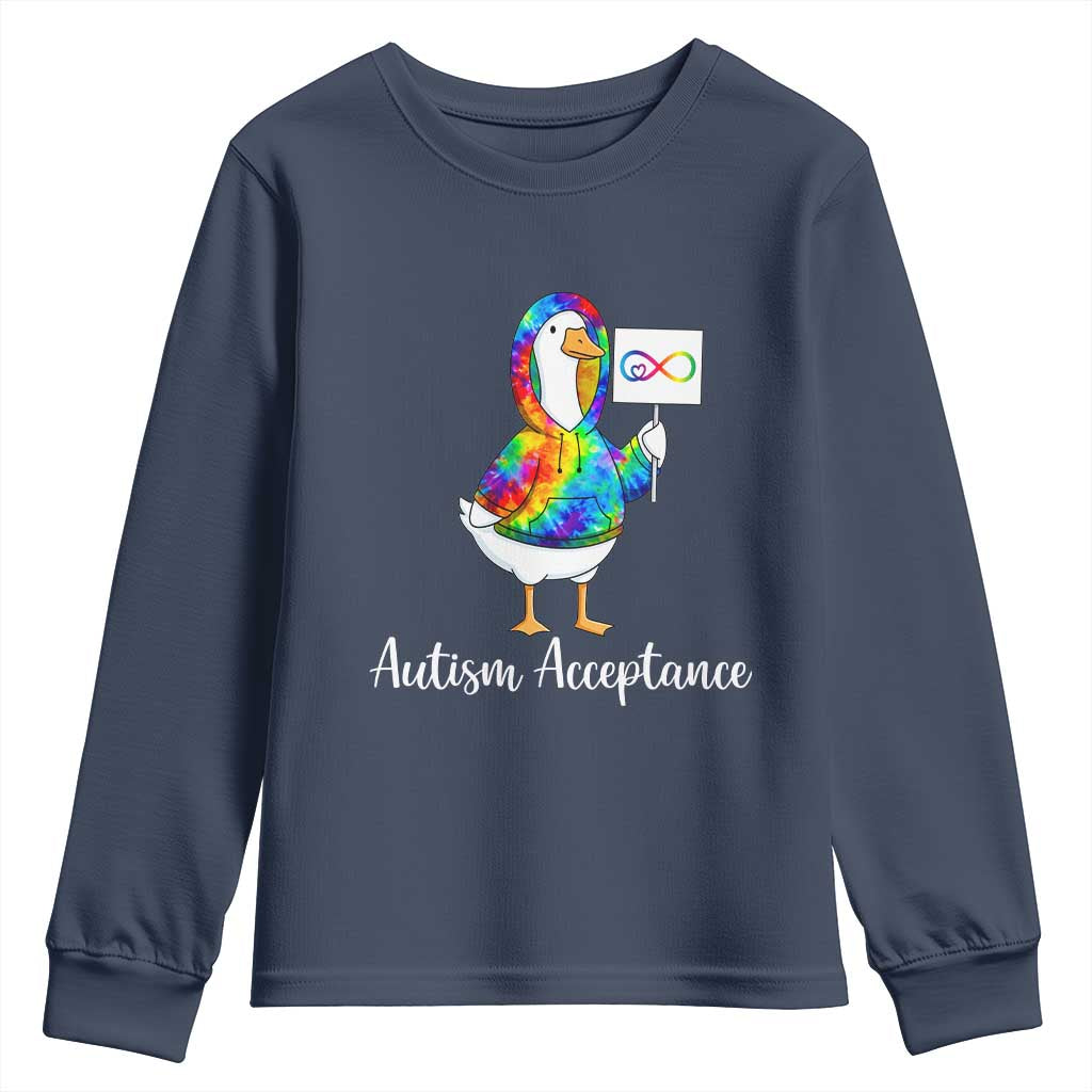 Autism Acceptance Youth Sweatshirt Accept Understand Love Support Neurodivergent