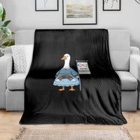Autism Acceptance Throw Blanket Neurodivergent Awareness Silly Goose Support