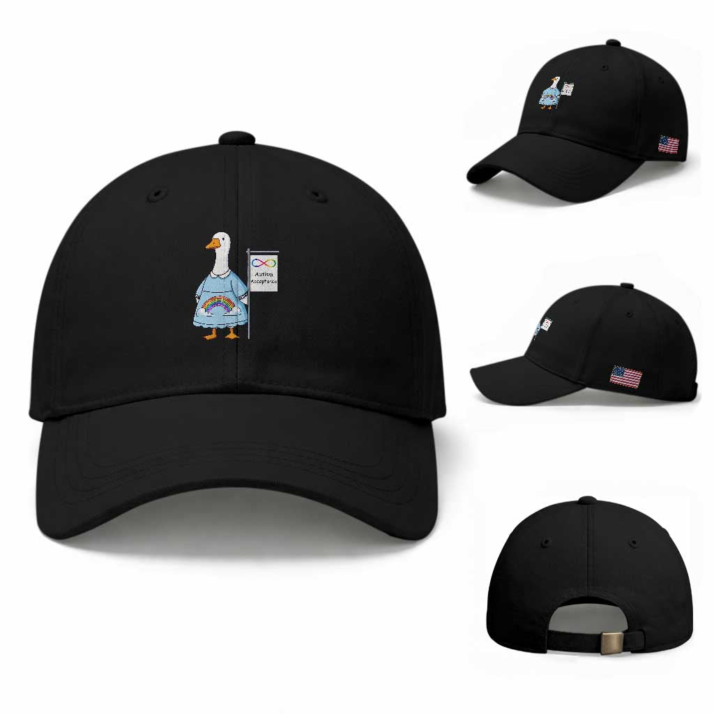Autism Acceptance Baseball Cap Neurodivergent Awareness Silly Goose Support