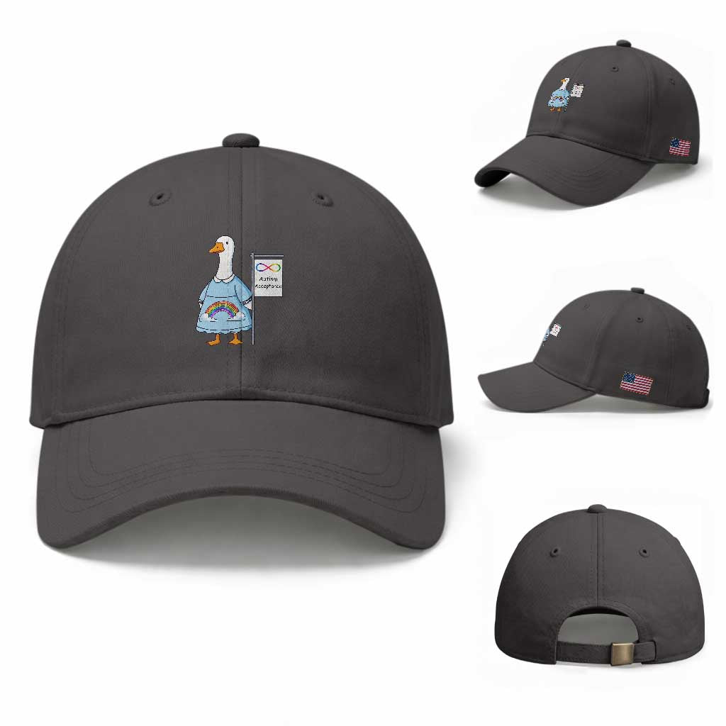 Autism Acceptance Baseball Cap Neurodivergent Awareness Silly Goose Support