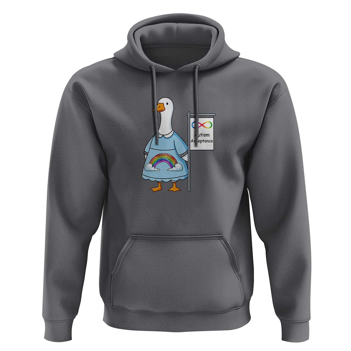 Autism Acceptance Hoodie Neurodivergent Awareness Silly Goose Support