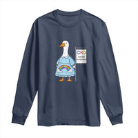 Autism Acceptance Long Sleeve Shirt Neurodivergent Awareness Silly Goose Support