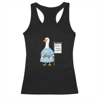 Autism Acceptance Racerback Tank Top Neurodivergent Awareness Silly Goose Support