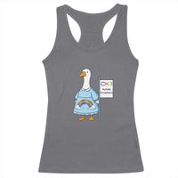Autism Acceptance Racerback Tank Top Neurodivergent Awareness Silly Goose Support