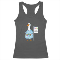 Autism Acceptance Racerback Tank Top Neurodivergent Awareness Silly Goose Support