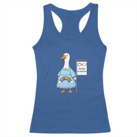 Autism Acceptance Racerback Tank Top Neurodivergent Awareness Silly Goose Support