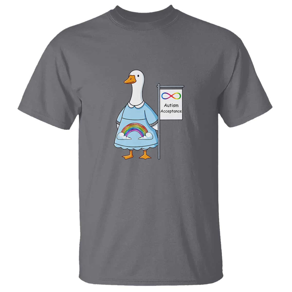 Autism Acceptance T Shirt Neurodivergent Awareness Silly Goose Support