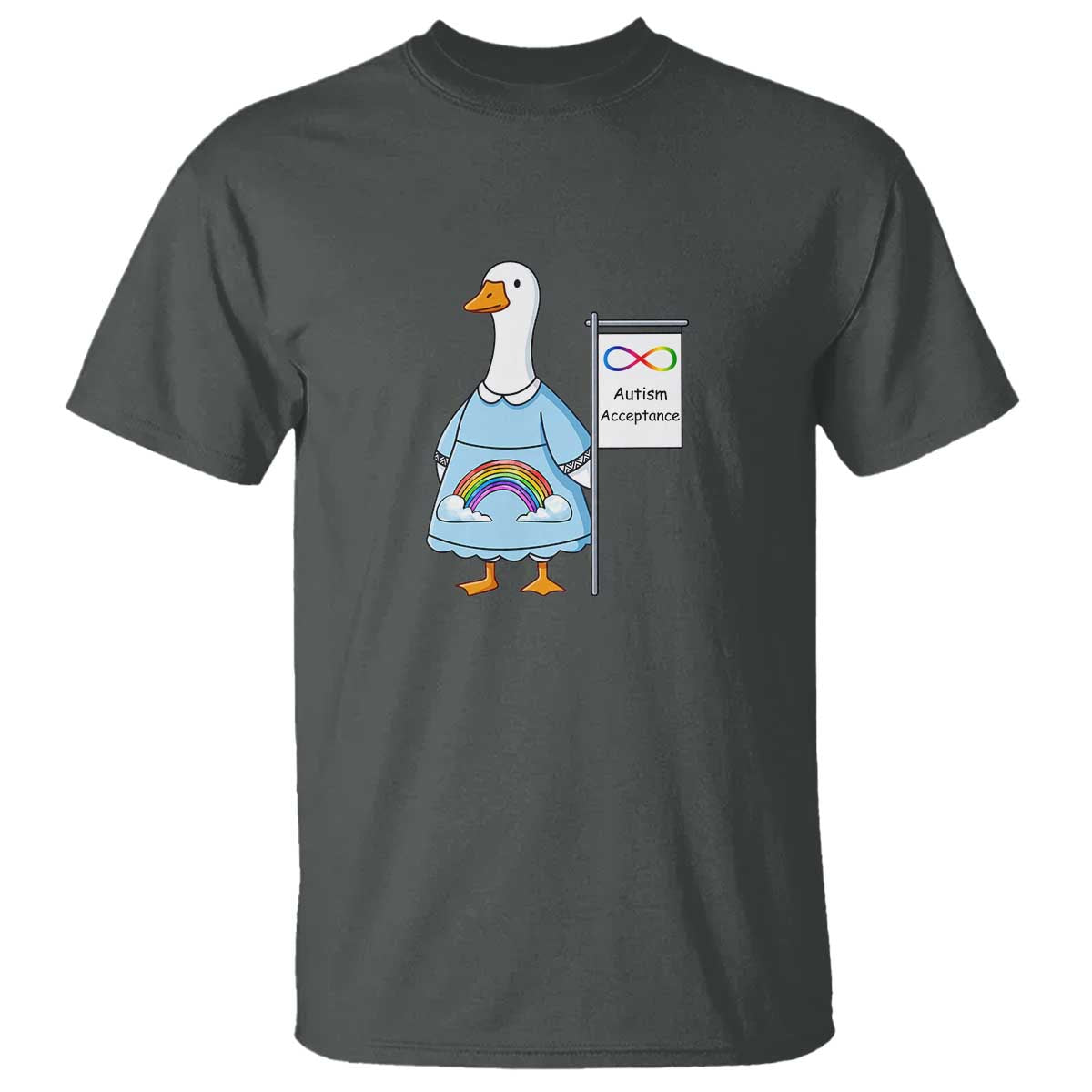 Autism Acceptance T Shirt Neurodivergent Awareness Silly Goose Support