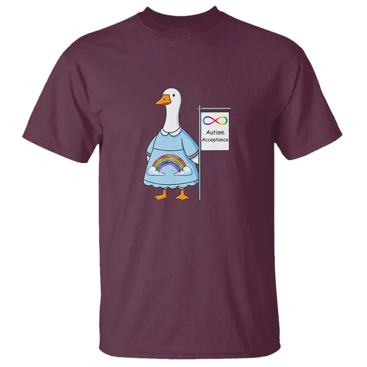 Autism Acceptance T Shirt Neurodivergent Awareness Silly Goose Support