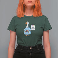 Autism Acceptance T Shirt For Women Neurodivergent Awareness Silly Goose Support