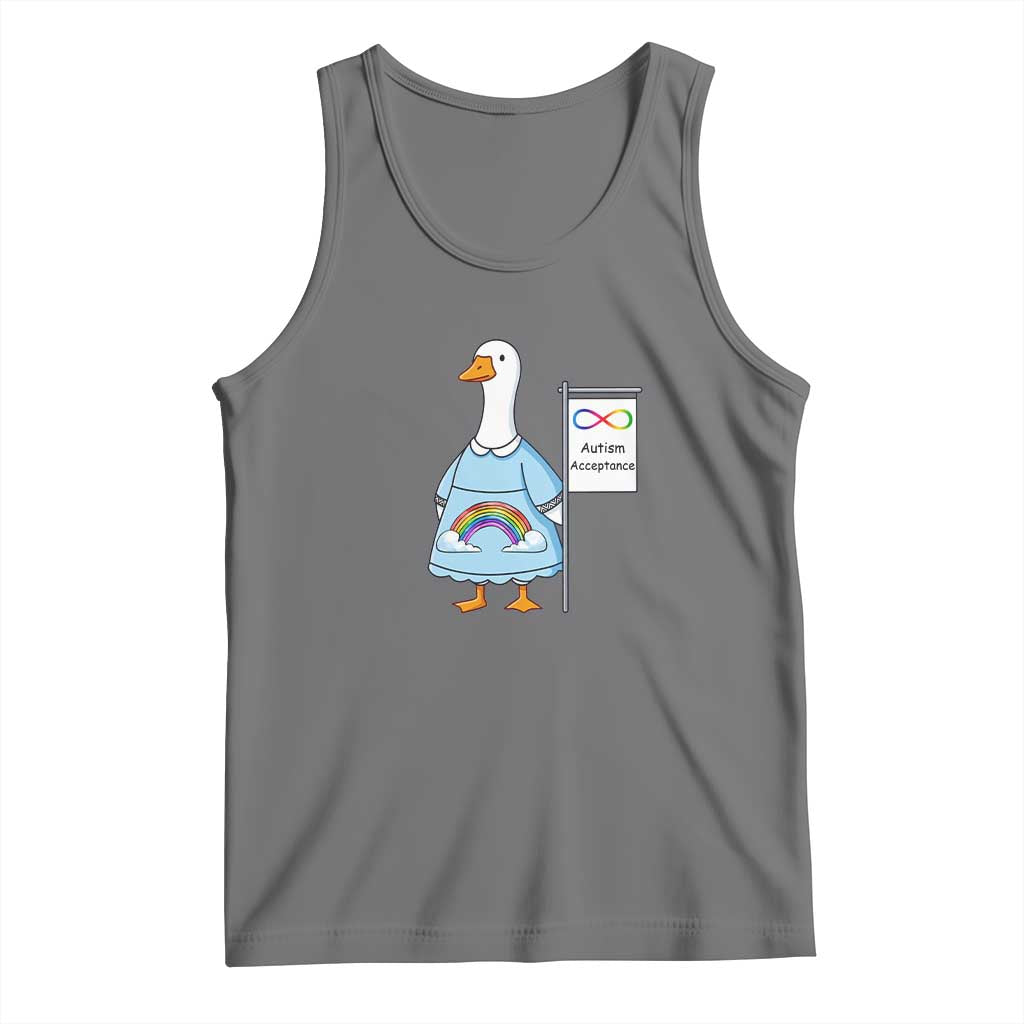 Autism Acceptance Tank Top Neurodivergent Awareness Silly Goose Support