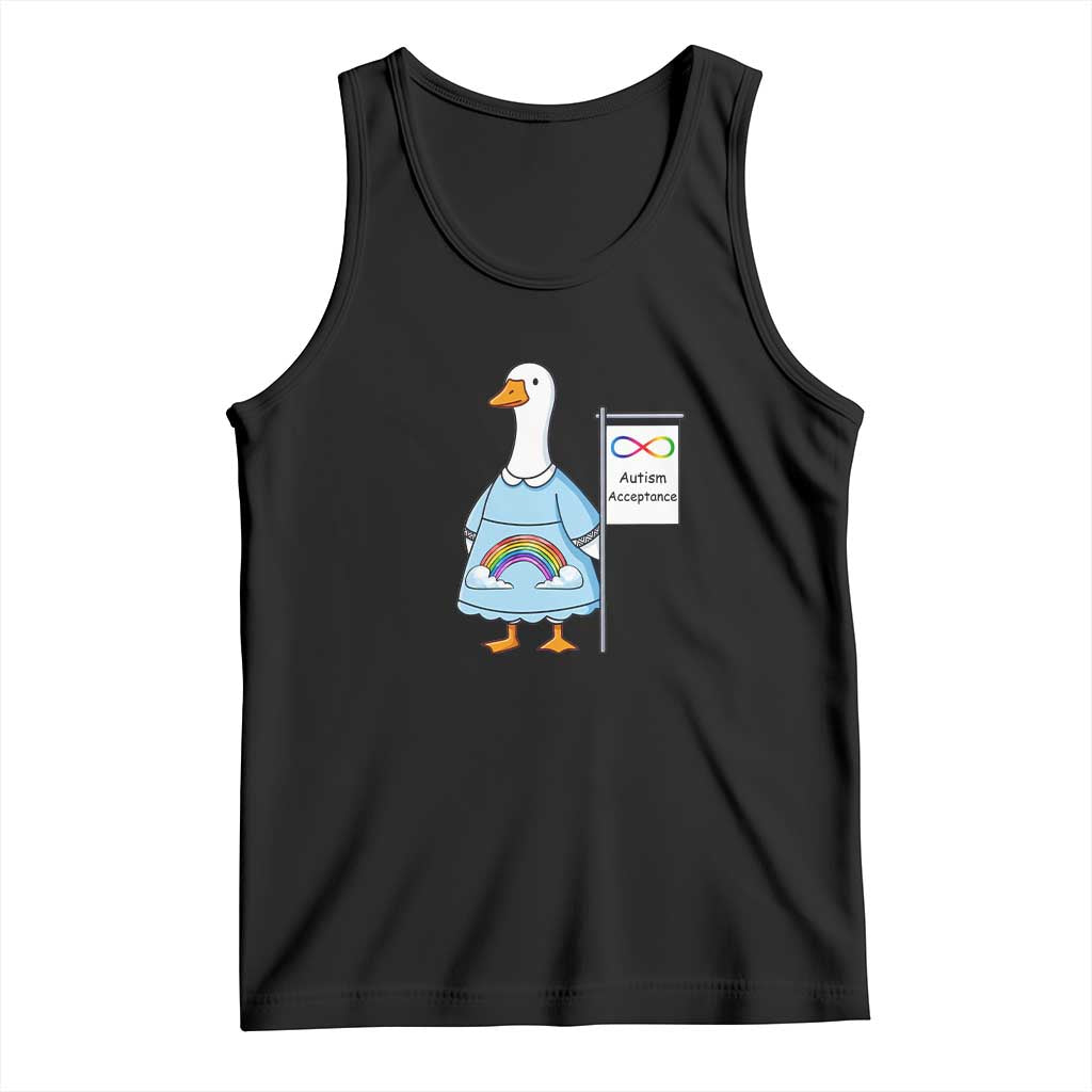 Autism Acceptance Tank Top Neurodivergent Awareness Silly Goose Support