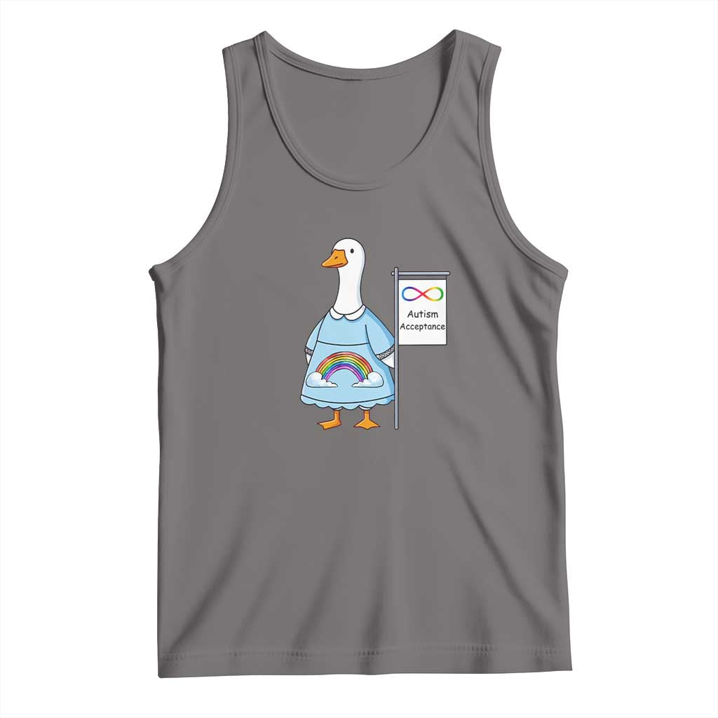 Autism Acceptance Tank Top Neurodivergent Awareness Silly Goose Support