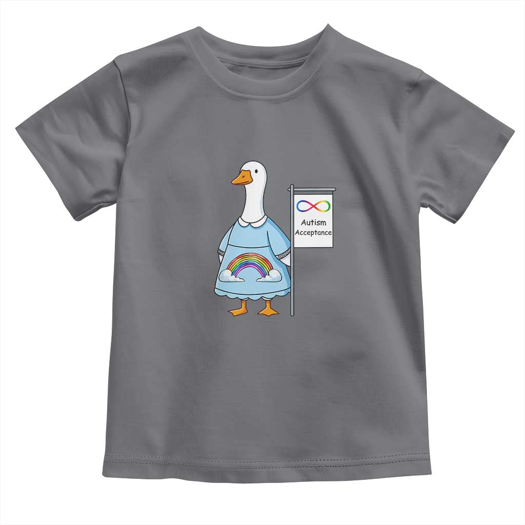 Autism Acceptance Toddler T Shirt Neurodivergent Awareness Silly Goose Support